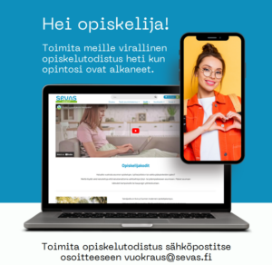 Hei opiskelija!